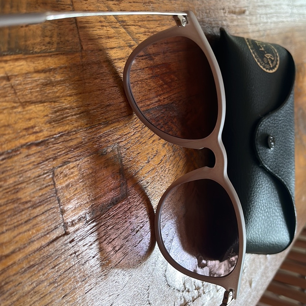 Ray Ban sunglasses. Color is cream - Picture 4 of 4